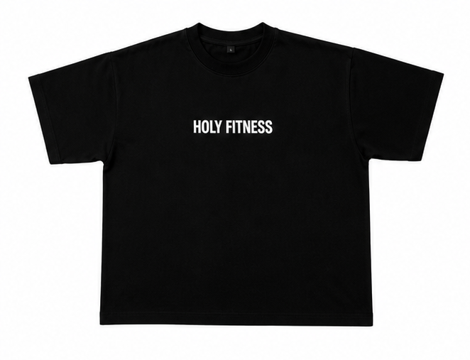 Holy Fitness "Jesus Saves" Perfect Crop Tee